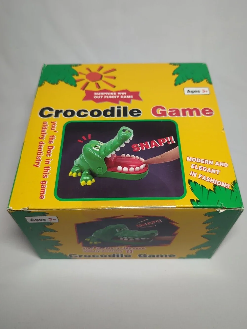 Upgraded Crocodile Teeth Dentist Game For Kids, Alligator Push Teeth Down Game